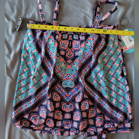 Swim Solutions Tankini Top - Sz 10, NWT - Picture 7 of 8